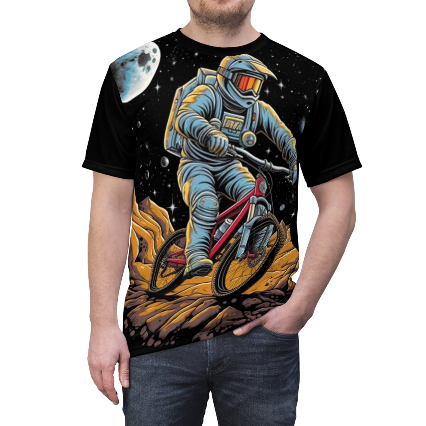 To the moon: Men's t-shirt